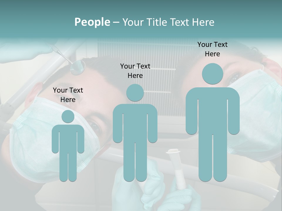 Experienced Work Dentist's Office PowerPoint Template