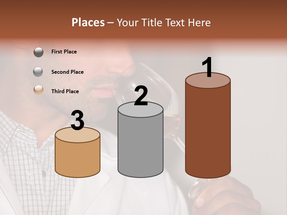 Brown Hair Taste Elegant PowerPoint Template