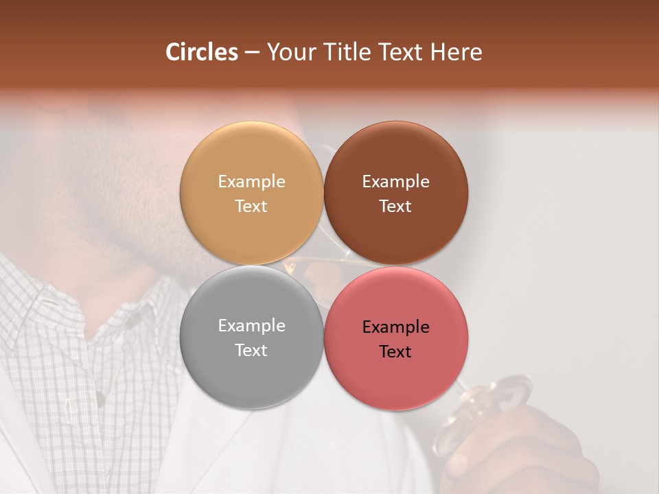 Brown Hair Taste Elegant PowerPoint Template