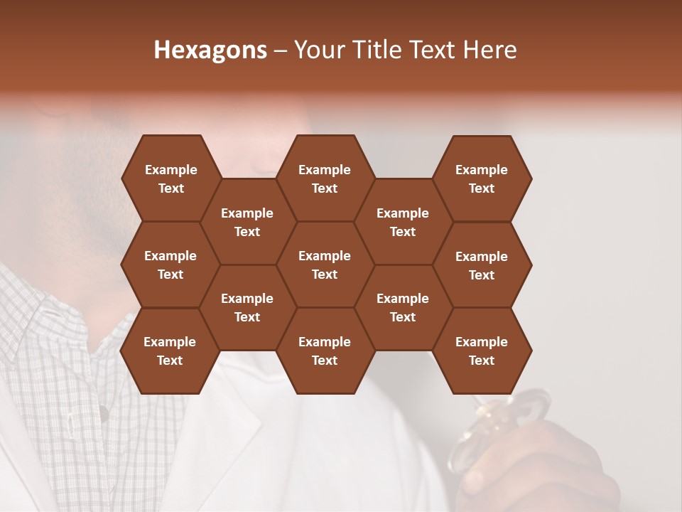 Brown Hair Taste Elegant PowerPoint Template