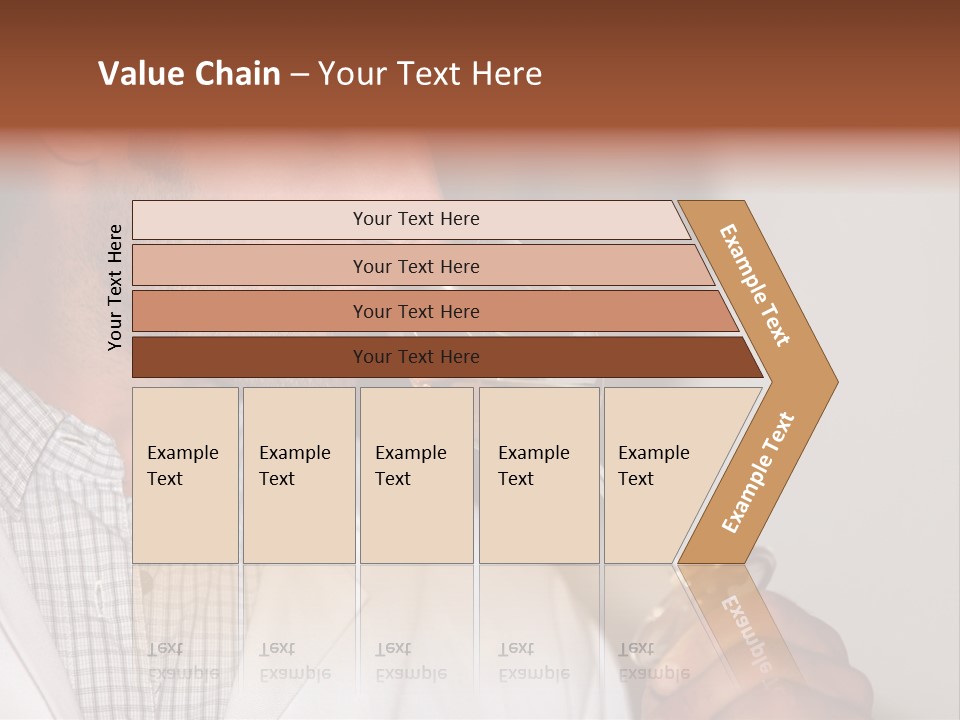 Brown Hair Taste Elegant PowerPoint Template