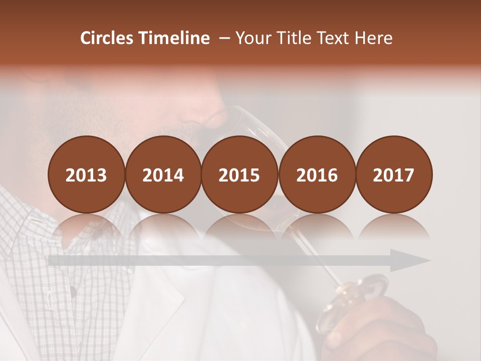 Brown Hair Taste Elegant PowerPoint Template