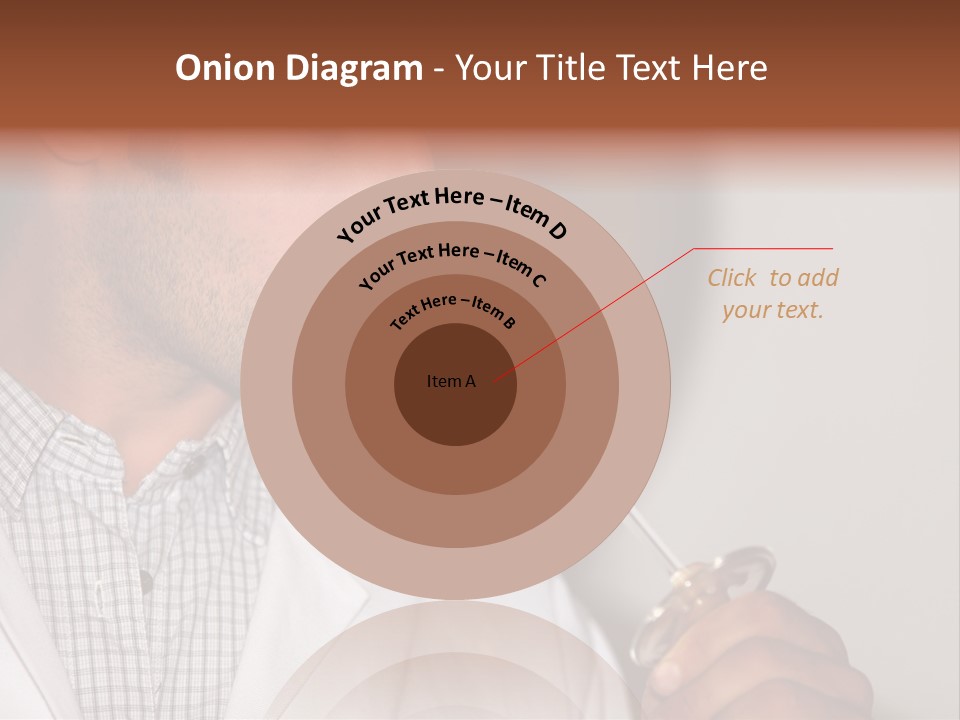 Brown Hair Taste Elegant PowerPoint Template