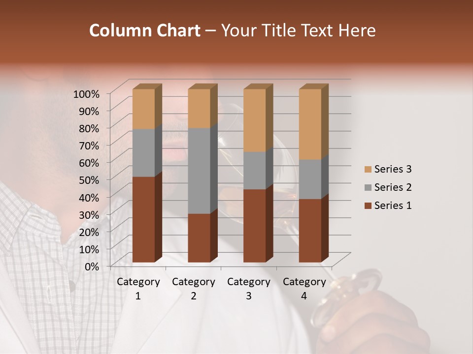 Brown Hair Taste Elegant PowerPoint Template