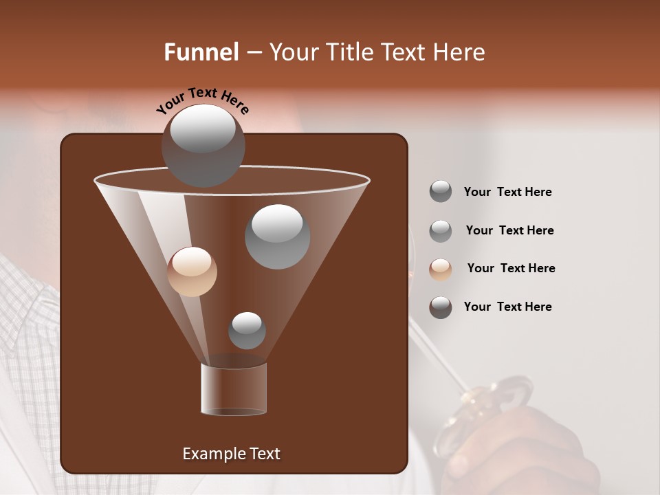 Brown Hair Taste Elegant PowerPoint Template