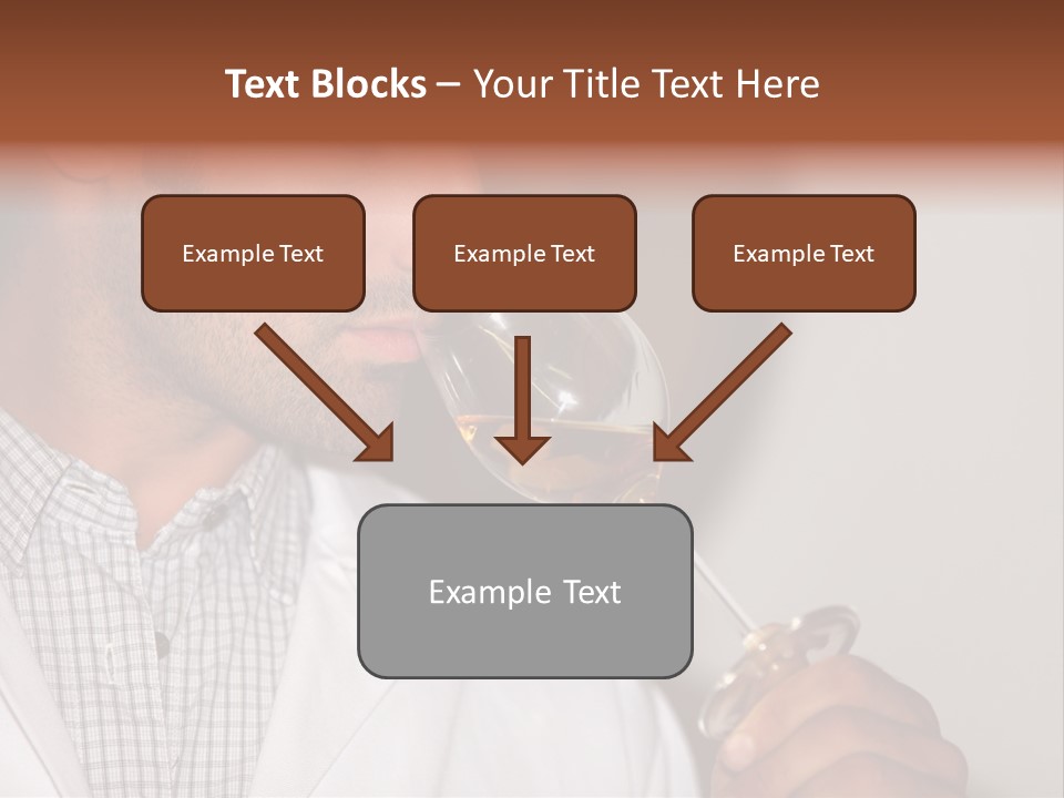 Brown Hair Taste Elegant PowerPoint Template