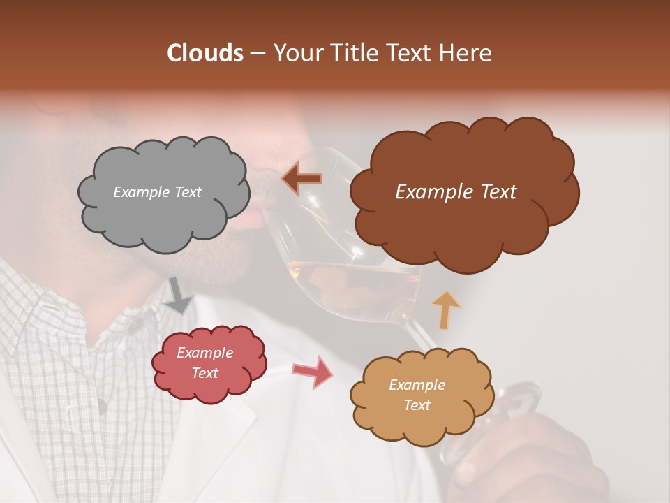 Brown Hair Taste Elegant PowerPoint Template