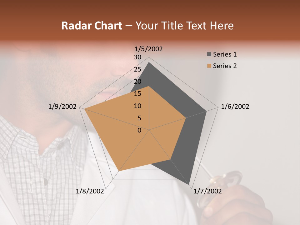 Brown Hair Taste Elegant PowerPoint Template