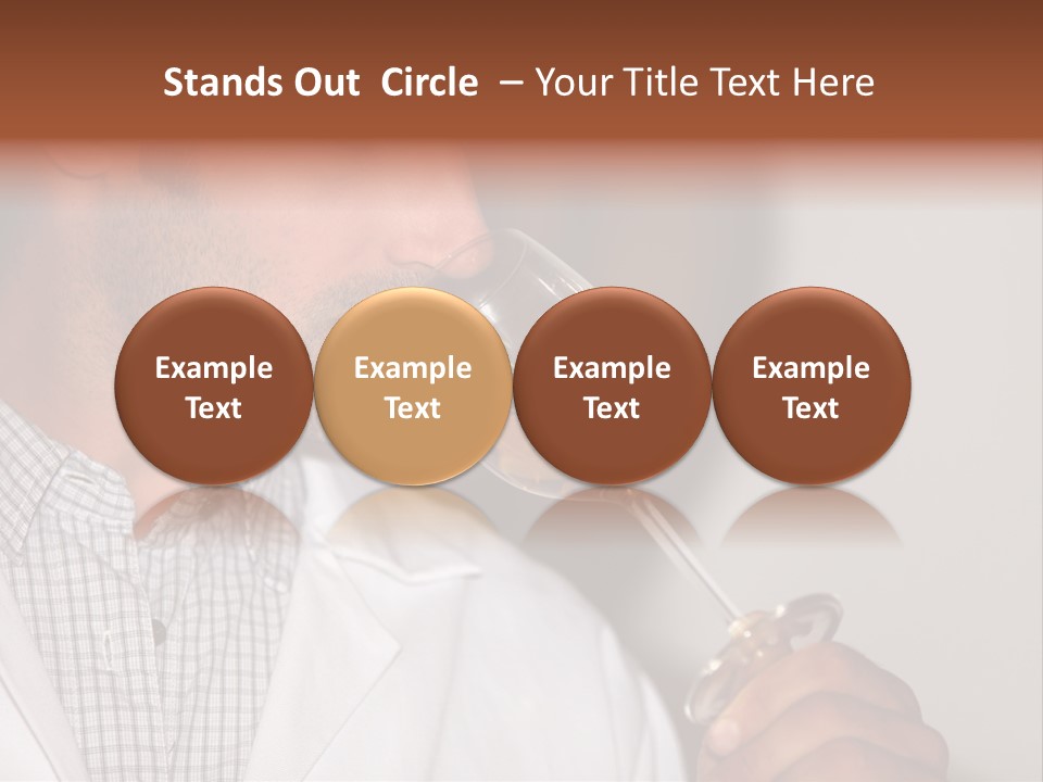 Brown Hair Taste Elegant PowerPoint Template