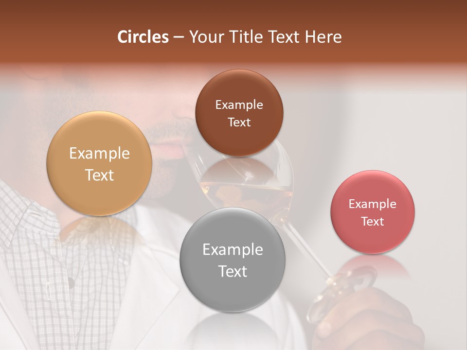 Brown Hair Taste Elegant PowerPoint Template