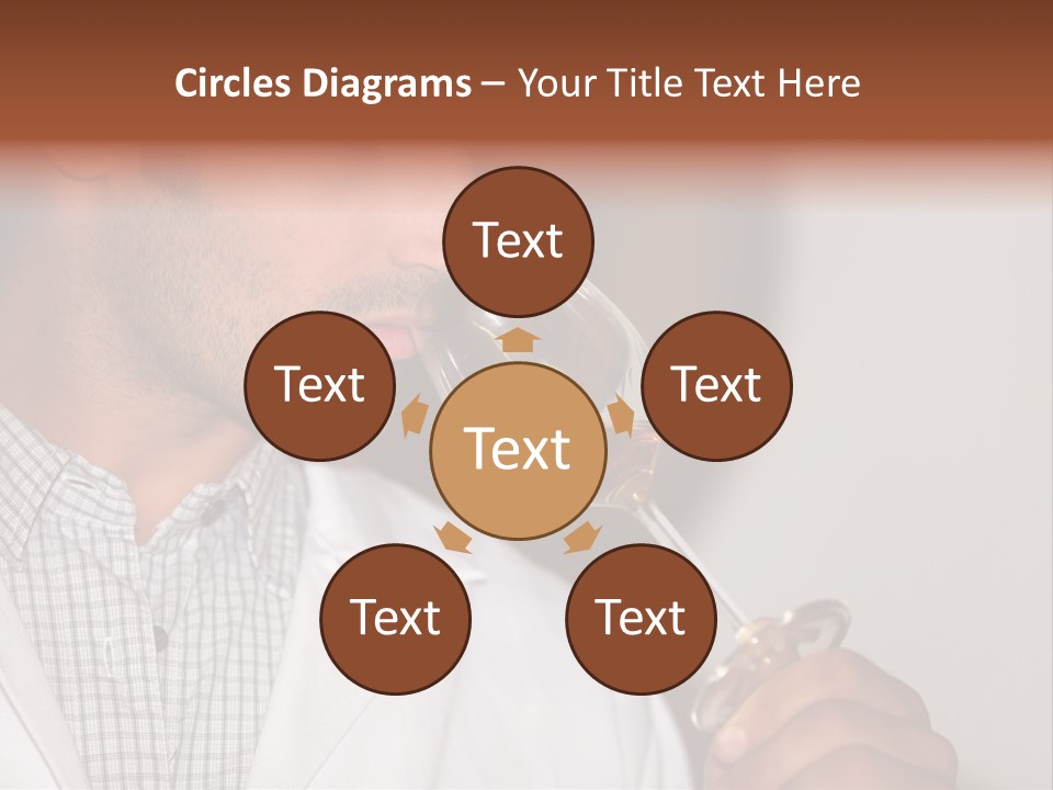 Brown Hair Taste Elegant PowerPoint Template