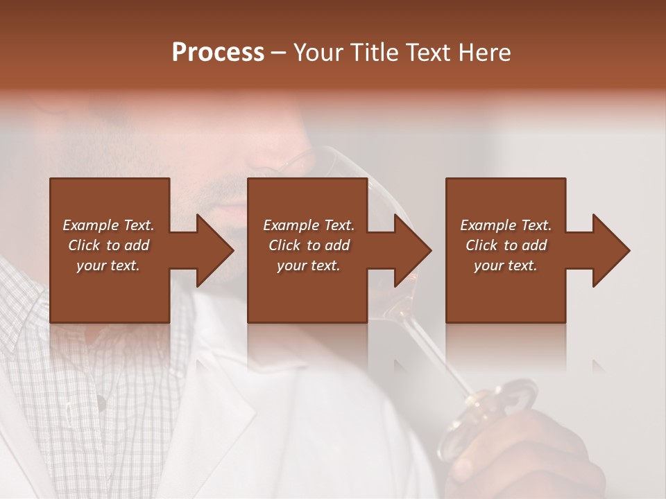 Brown Hair Taste Elegant PowerPoint Template