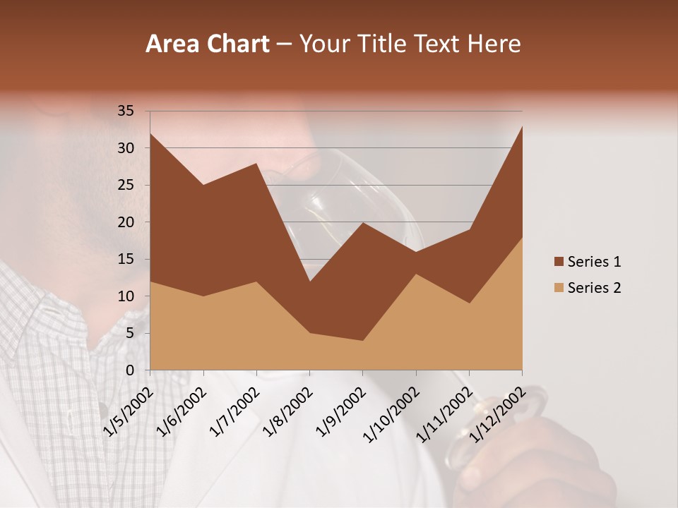 Brown Hair Taste Elegant PowerPoint Template