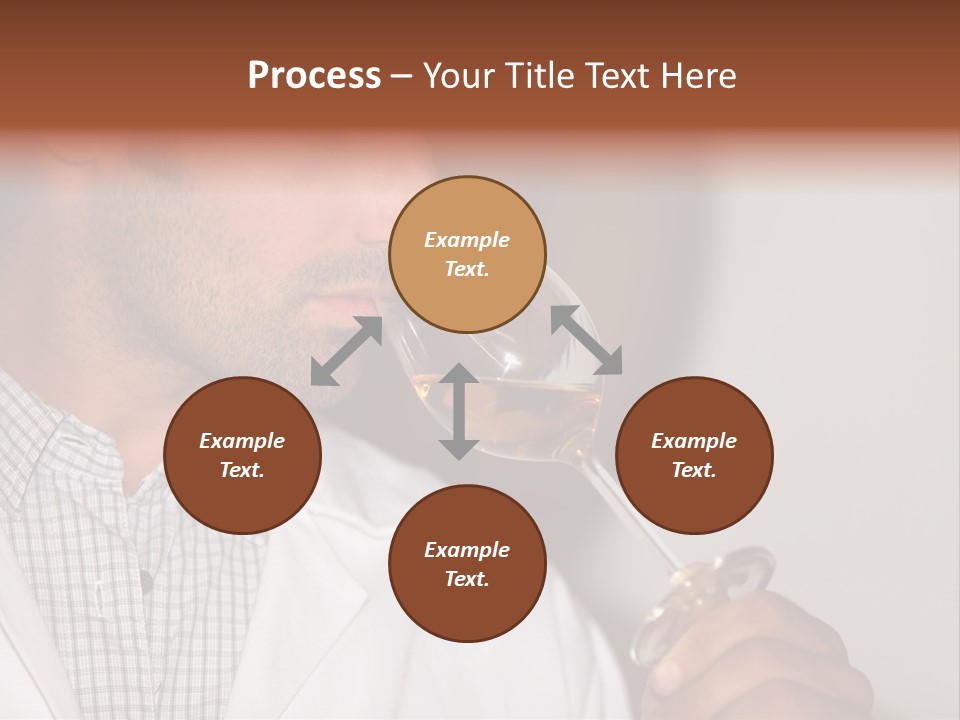 Brown Hair Taste Elegant PowerPoint Template