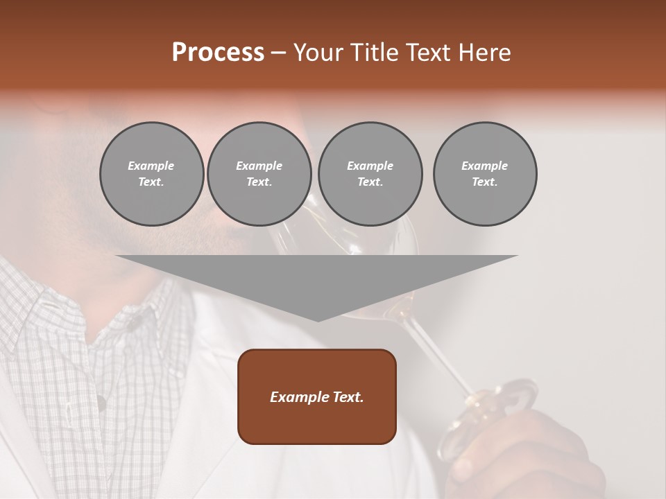 Brown Hair Taste Elegant PowerPoint Template