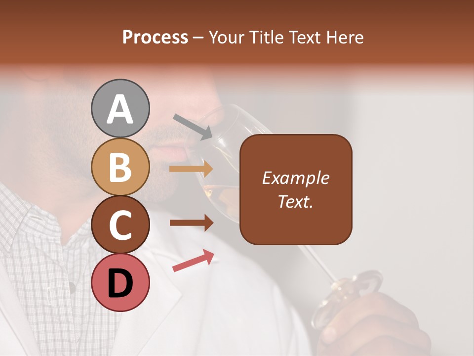 Brown Hair Taste Elegant PowerPoint Template