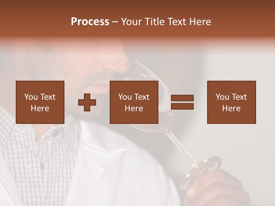 Brown Hair Taste Elegant PowerPoint Template