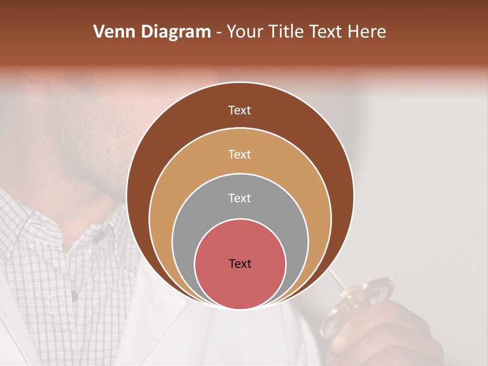 Brown Hair Taste Elegant PowerPoint Template