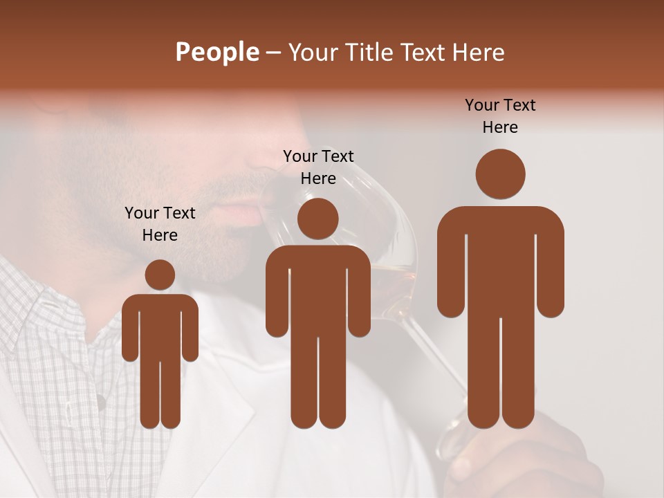 Brown Hair Taste Elegant PowerPoint Template