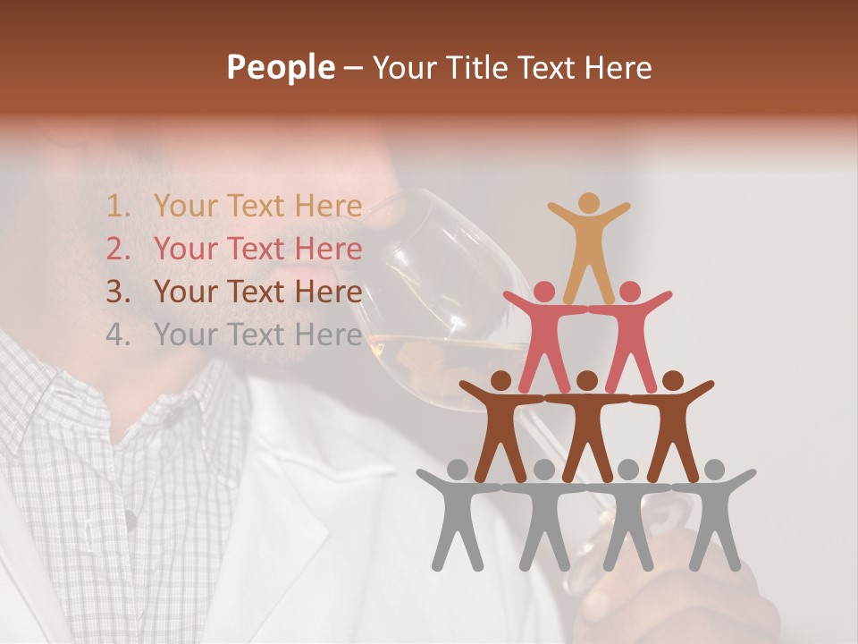 Brown Hair Taste Elegant PowerPoint Template