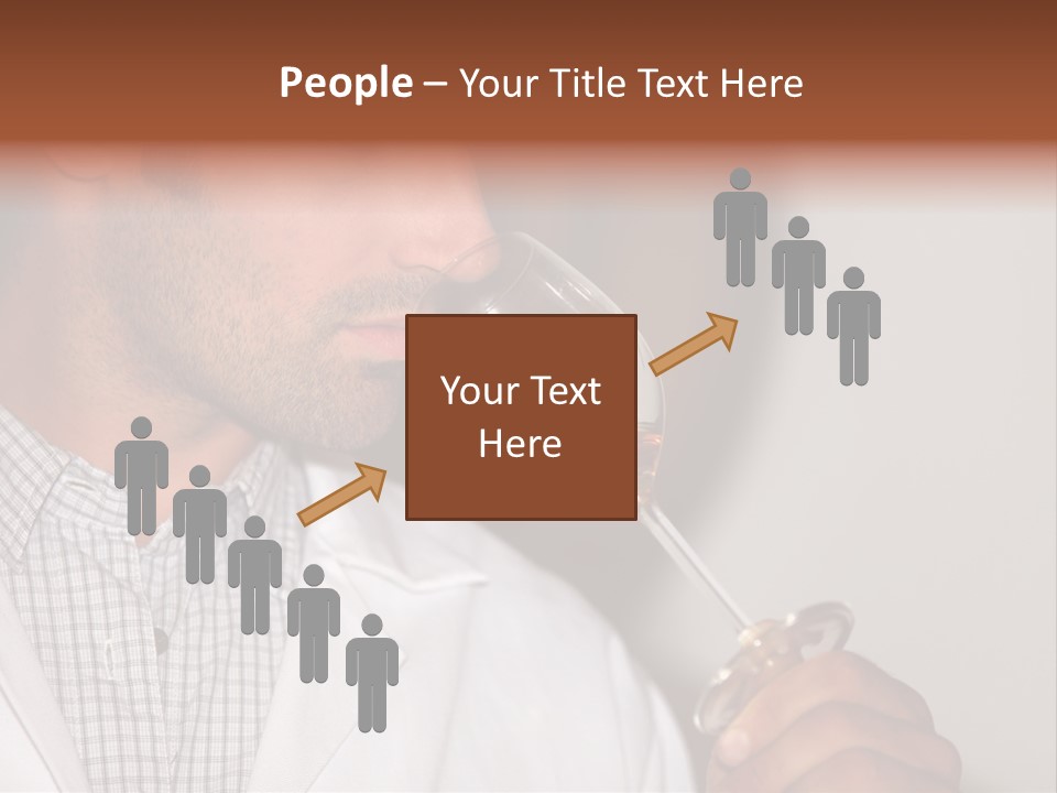 Brown Hair Taste Elegant PowerPoint Template