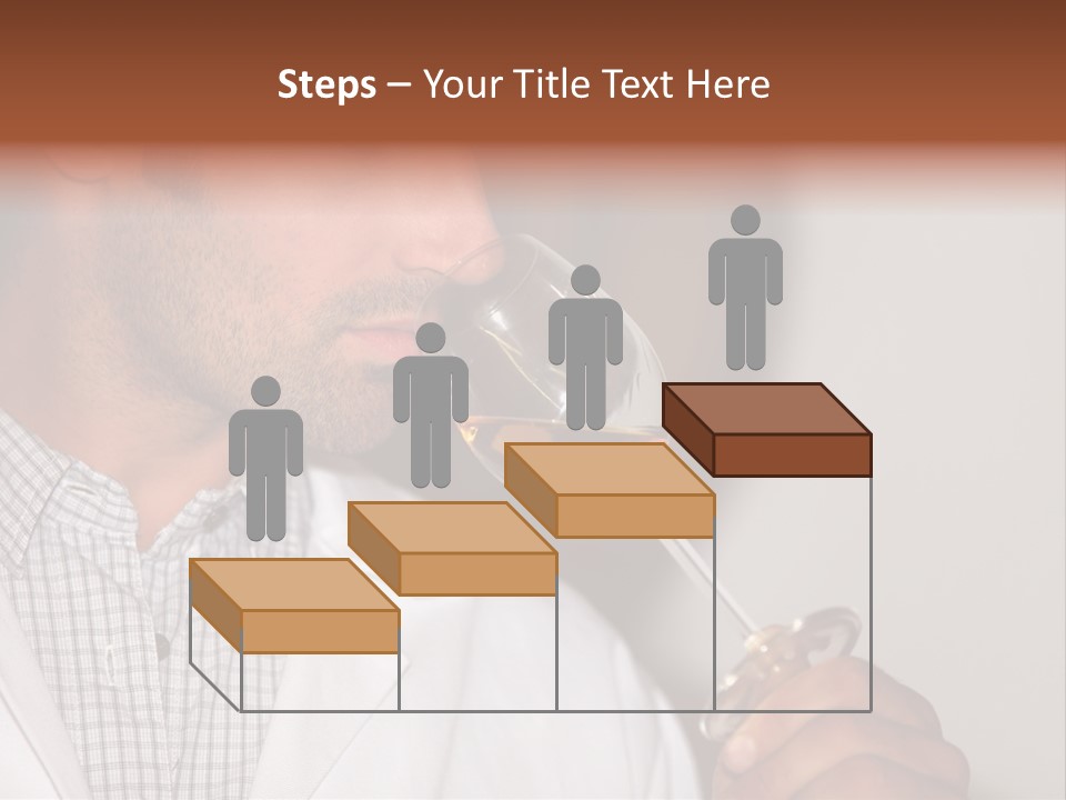 Brown Hair Taste Elegant PowerPoint Template