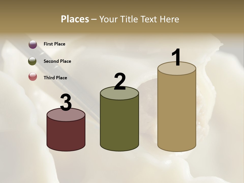 Plate Gourmet Vegetables PowerPoint Template