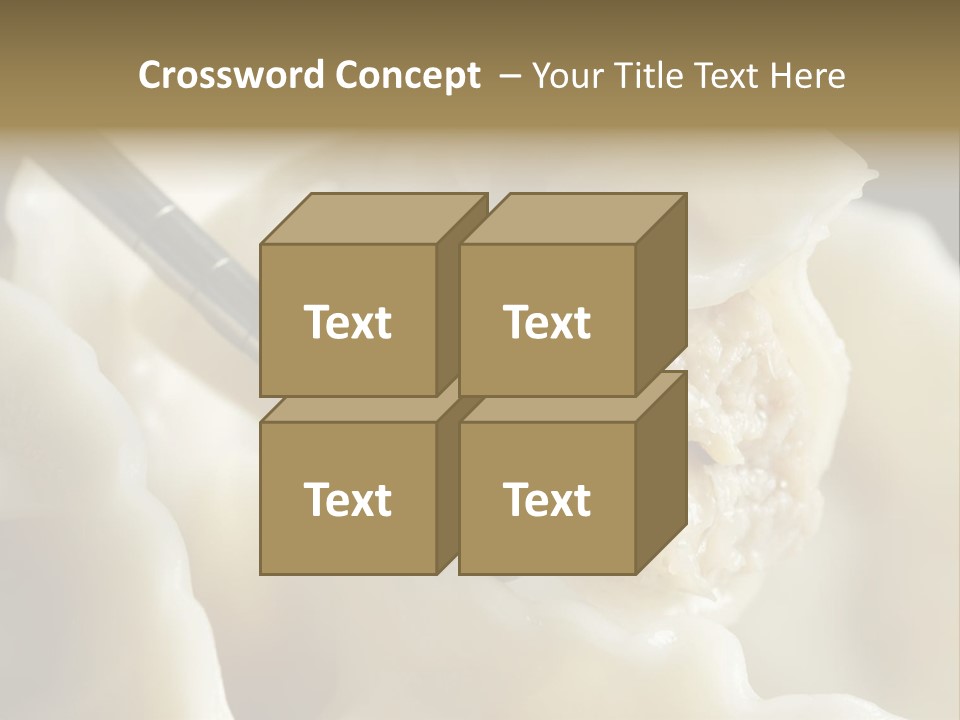 Plate Gourmet Vegetables PowerPoint Template