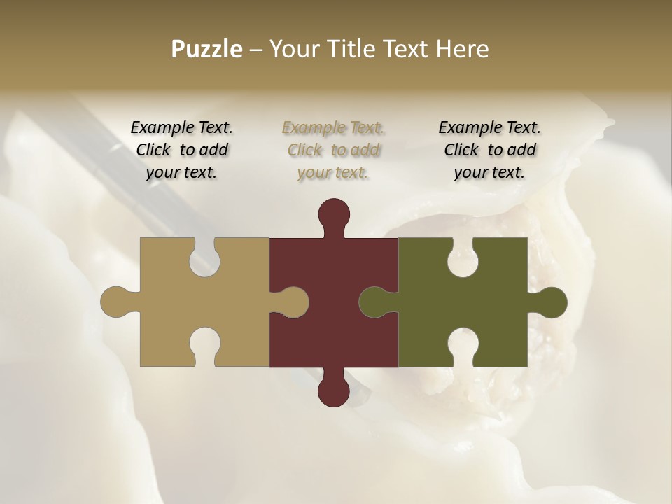 Plate Gourmet Vegetables PowerPoint Template