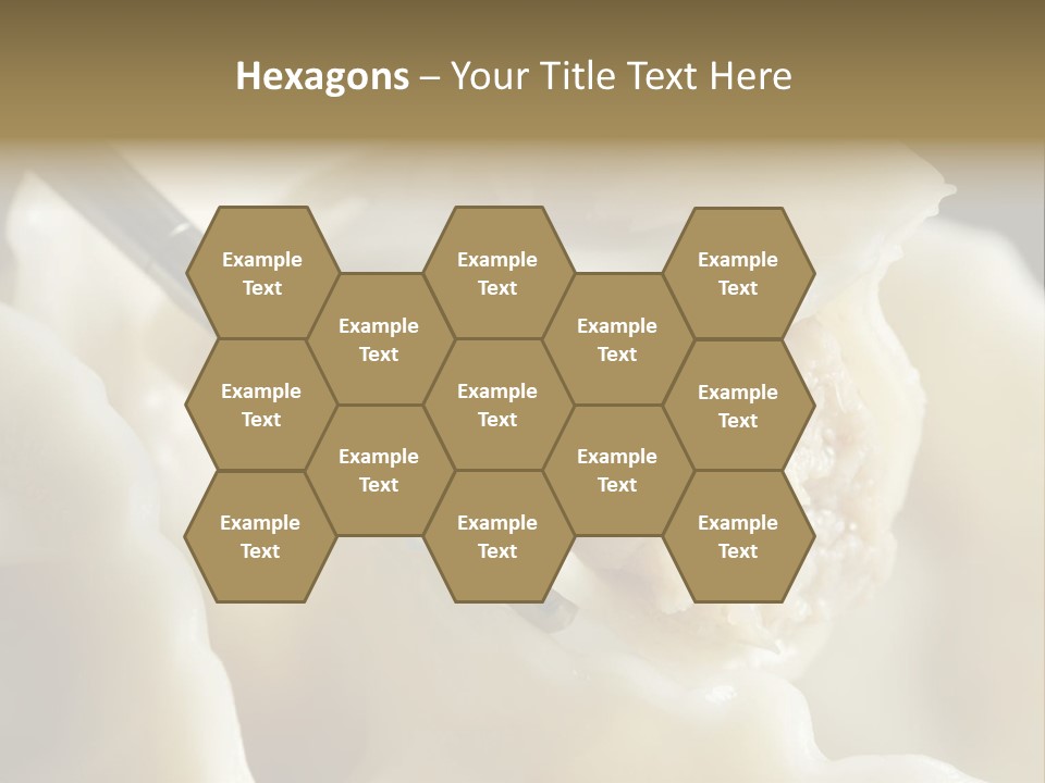 Plate Gourmet Vegetables PowerPoint Template