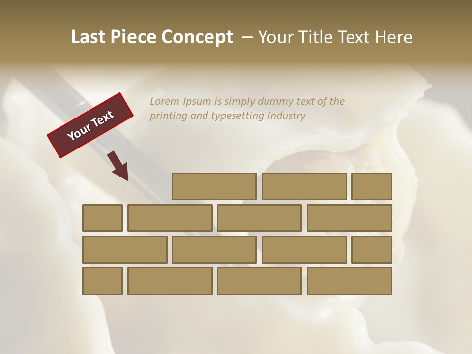 Plate Gourmet Vegetables PowerPoint Template