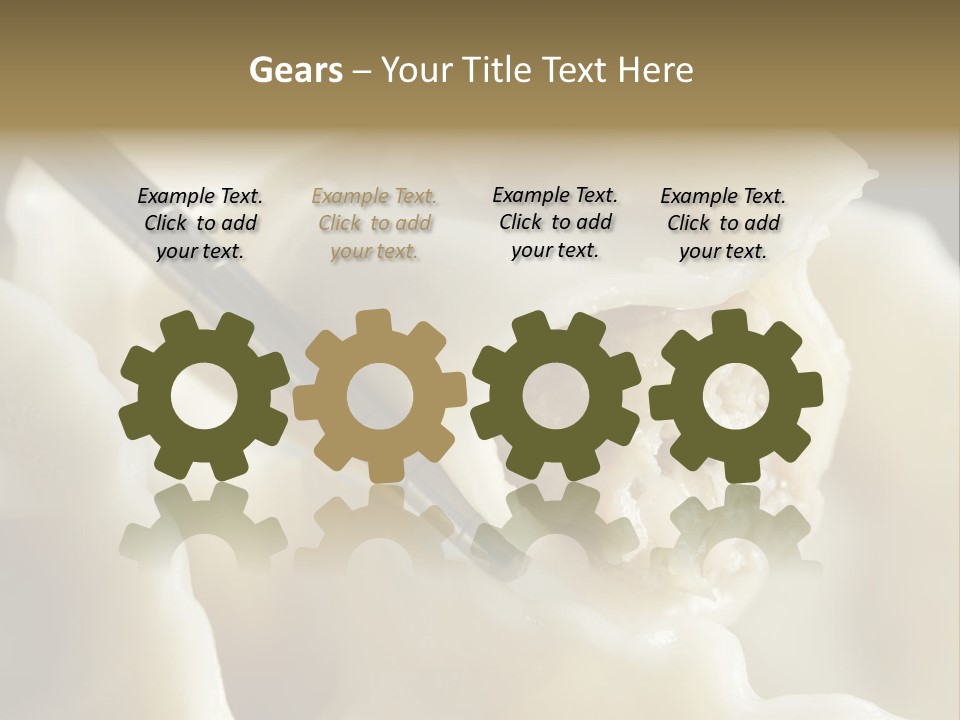 Plate Gourmet Vegetables PowerPoint Template