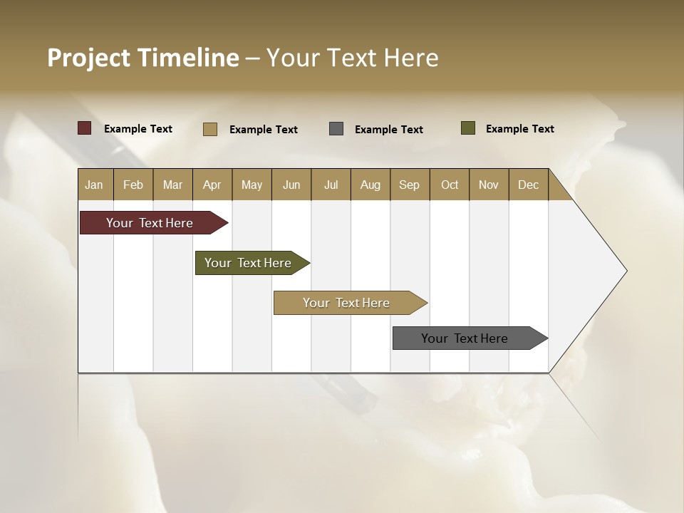 Plate Gourmet Vegetables PowerPoint Template