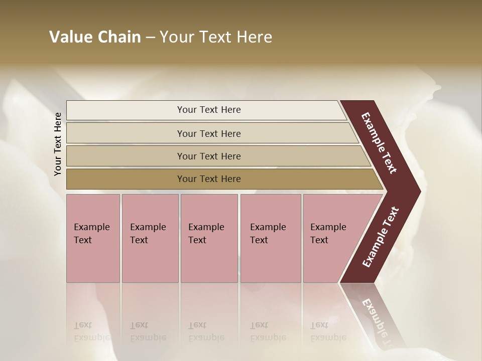 Plate Gourmet Vegetables PowerPoint Template