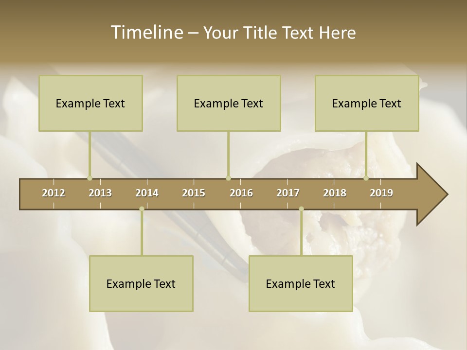 Plate Gourmet Vegetables PowerPoint Template