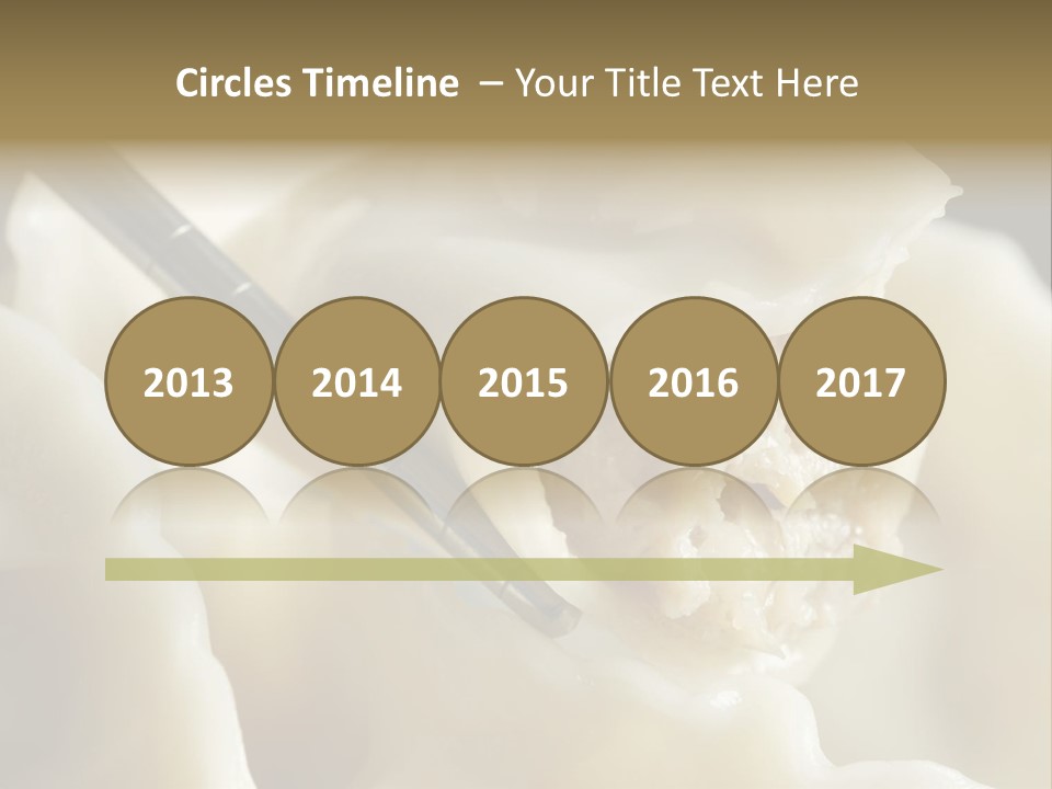 Plate Gourmet Vegetables PowerPoint Template