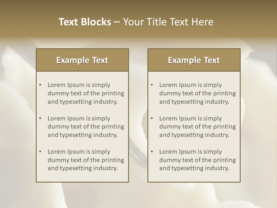 Plate Gourmet Vegetables PowerPoint Template