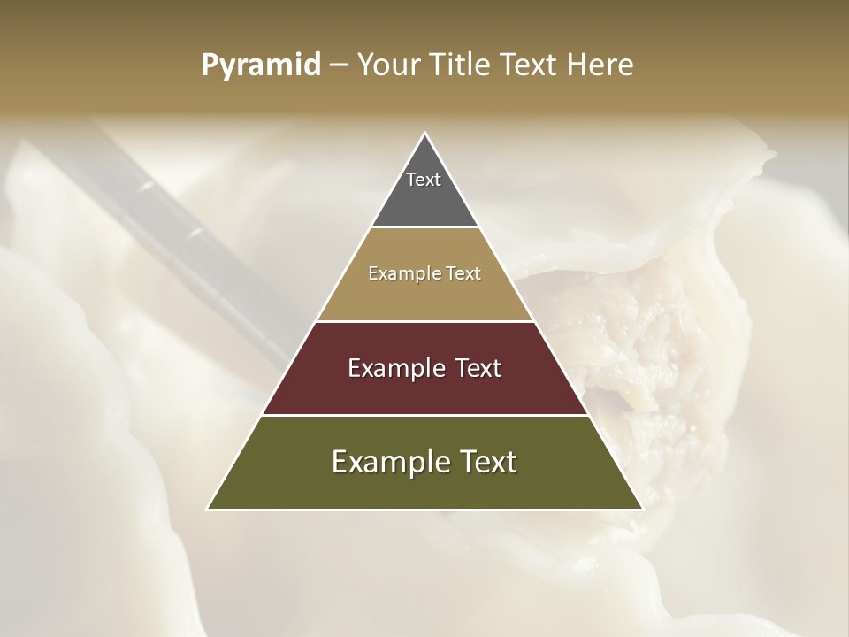 Plate Gourmet Vegetables PowerPoint Template