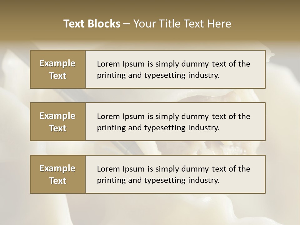 Plate Gourmet Vegetables PowerPoint Template
