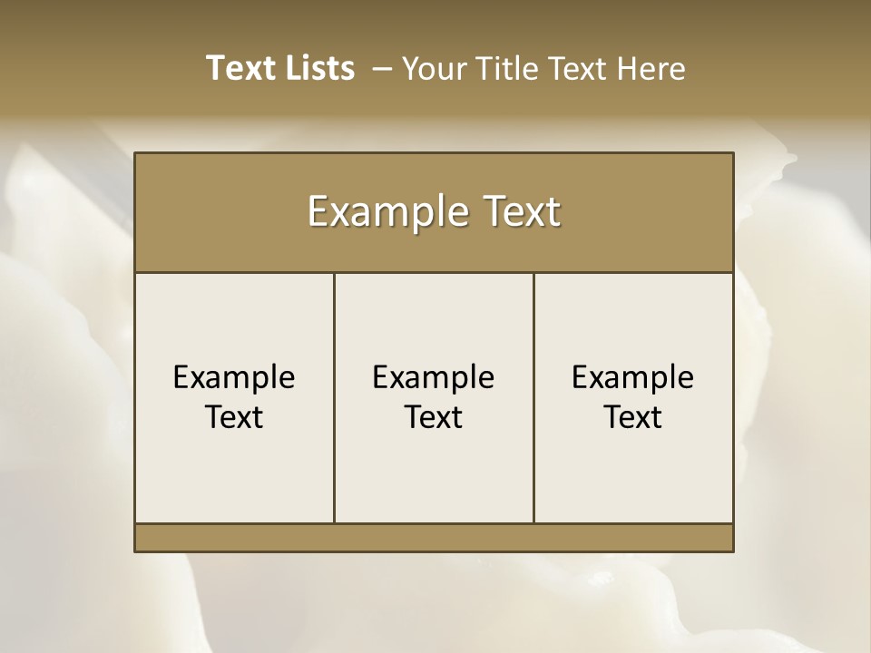 Plate Gourmet Vegetables PowerPoint Template