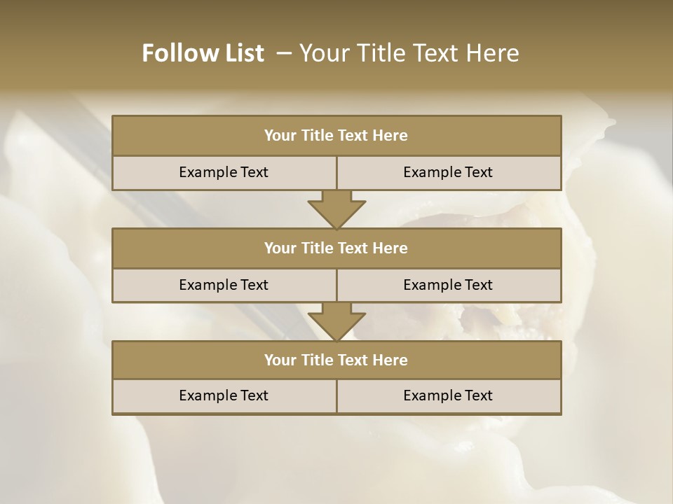 Plate Gourmet Vegetables PowerPoint Template