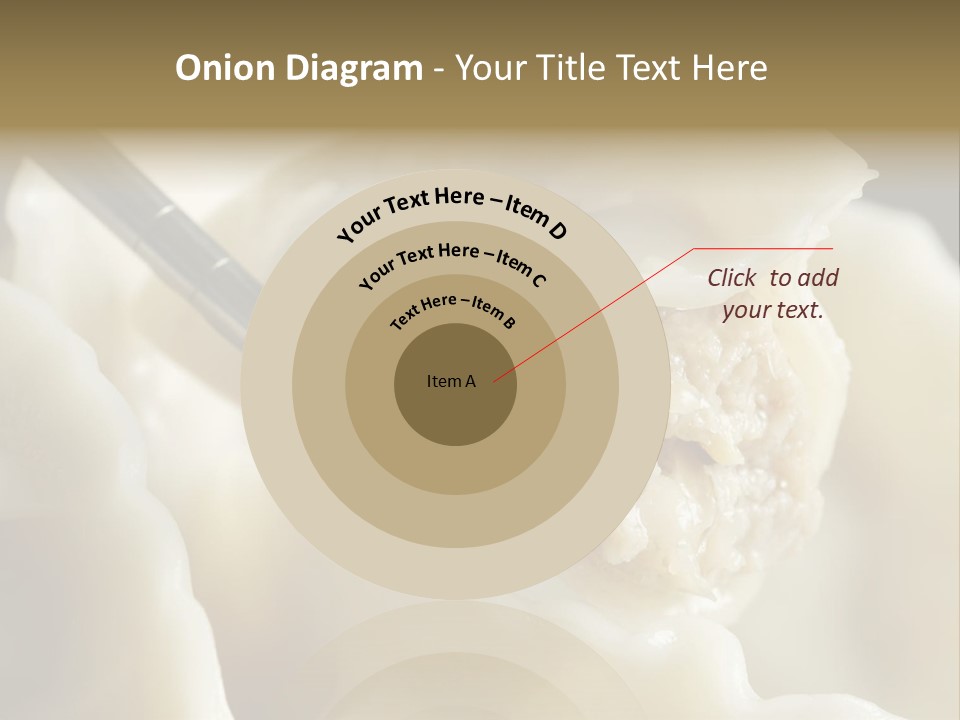 Plate Gourmet Vegetables PowerPoint Template
