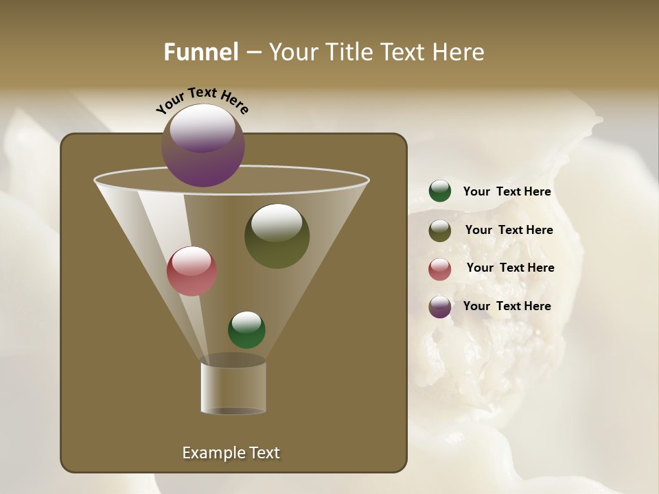 Plate Gourmet Vegetables PowerPoint Template