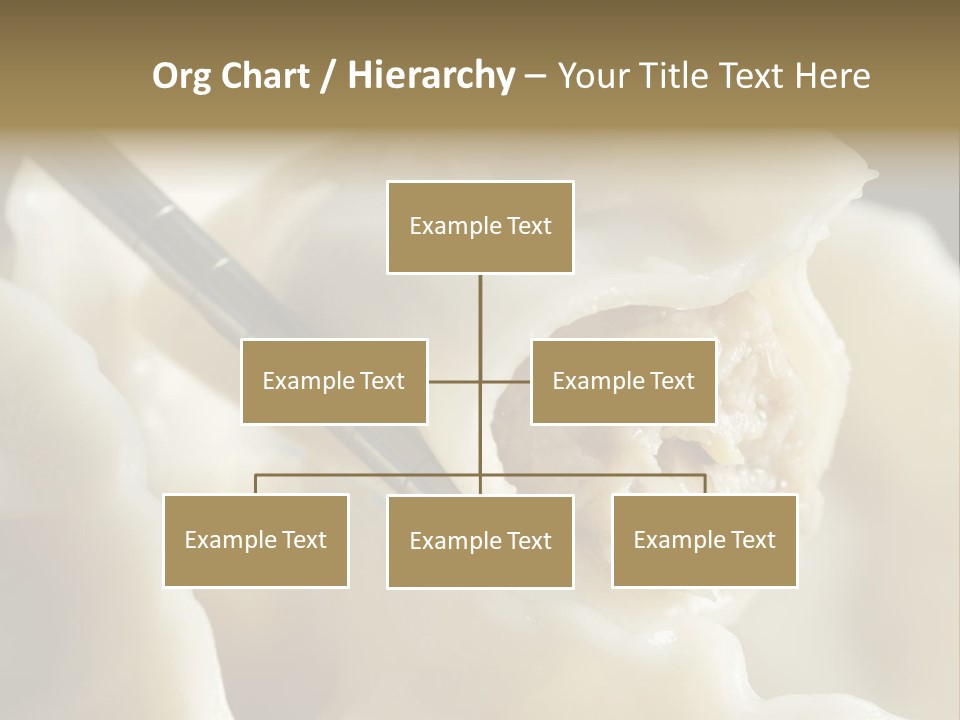 Plate Gourmet Vegetables PowerPoint Template