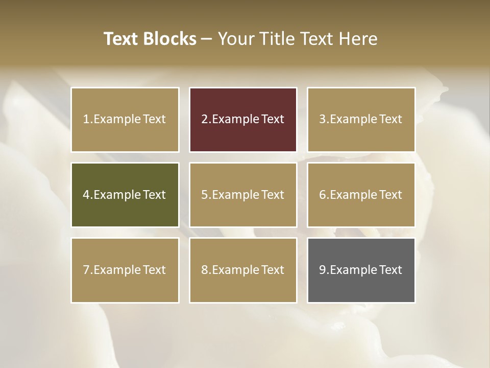 Plate Gourmet Vegetables PowerPoint Template