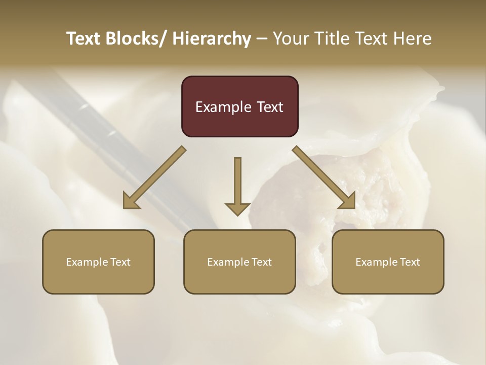 Plate Gourmet Vegetables PowerPoint Template