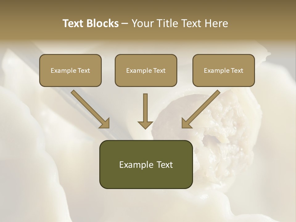 Plate Gourmet Vegetables PowerPoint Template