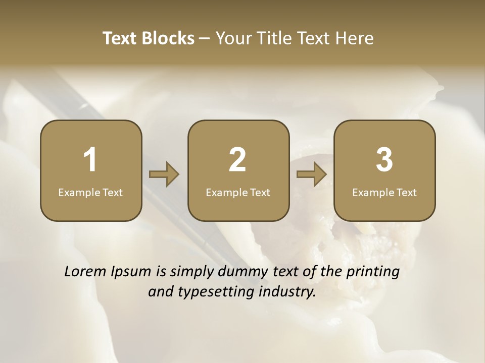 Plate Gourmet Vegetables PowerPoint Template