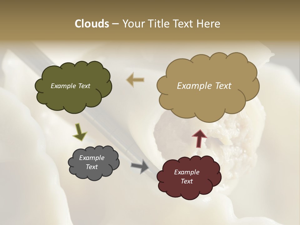 Plate Gourmet Vegetables PowerPoint Template