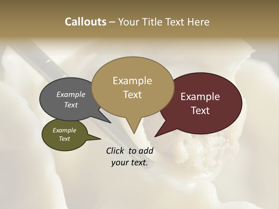 Plate Gourmet Vegetables PowerPoint Template